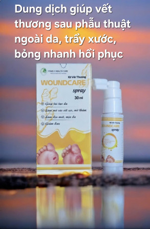 Dung dịch hỗ trợ loét ngoài da WoundCare Spray (30ml) 